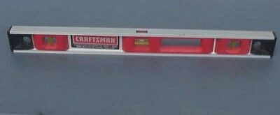 CRAFTSMAN 24" LEVEL 39251 MADE IN U.S.A. - PREOWNED SLIGHTLY USED - Image 1 of 4