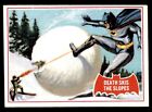 1966 Topps Batman A Series chauve-souris rouge #22A Death Skis the Slopes EX/MT *e1