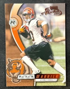 2000 Calcio Assoluto #151 Peter Warrick Rookie /3000 Bengals Seminoles - Foto 1 di 2