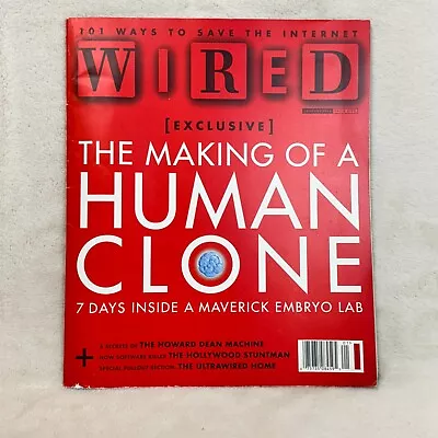 Wired Magazine January 2004 (Exclusive) The Making of a Human Clone - Image 1 of 3