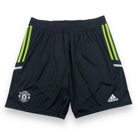 adidas Manchester United 2022 Training Shorts Mens Large L Black MUFC Soccer Cover