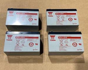 Yuasa NPX-L35FR 12V , 35W/cell,  Battery New PACK OF 4 - Picture 1 of 5
