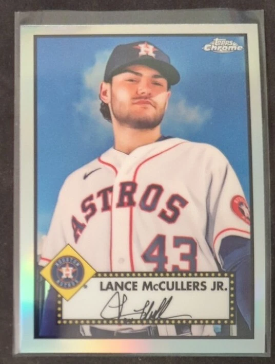 2021 Topps Chrome Platinum Anniversary Lance McCullers Jr. Refractor #404 - Image 1 of 1