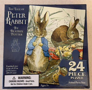 The Tale of Peter Rabbit 24 Piece Puzzle by Beatrix Potter Easter Bunny Favor