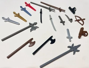 Lego Figuren Zubehör - Waffen Schwert Armbrust Säbel - zum Auswählen - Picture 1 of 11