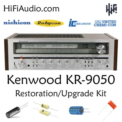 Kenwood KR-9050 rebuild restoration recap service kit fix repair capacitor - Image 1 of 4