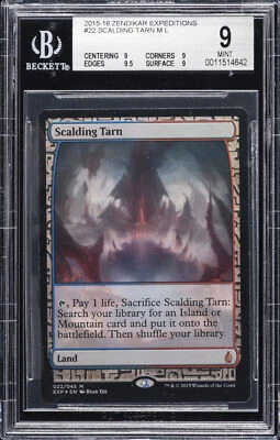 2015-16 MAGIC:  THE GATHERING ZENDIKAR EXPEDITIONS - M L #22 SCALDING TARN BGS 9 - Image 1 of 2