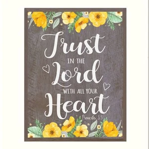 Wall Hanging Home Decor Decorative Plaque Inspirational 12x15  - Picture 1 of 18