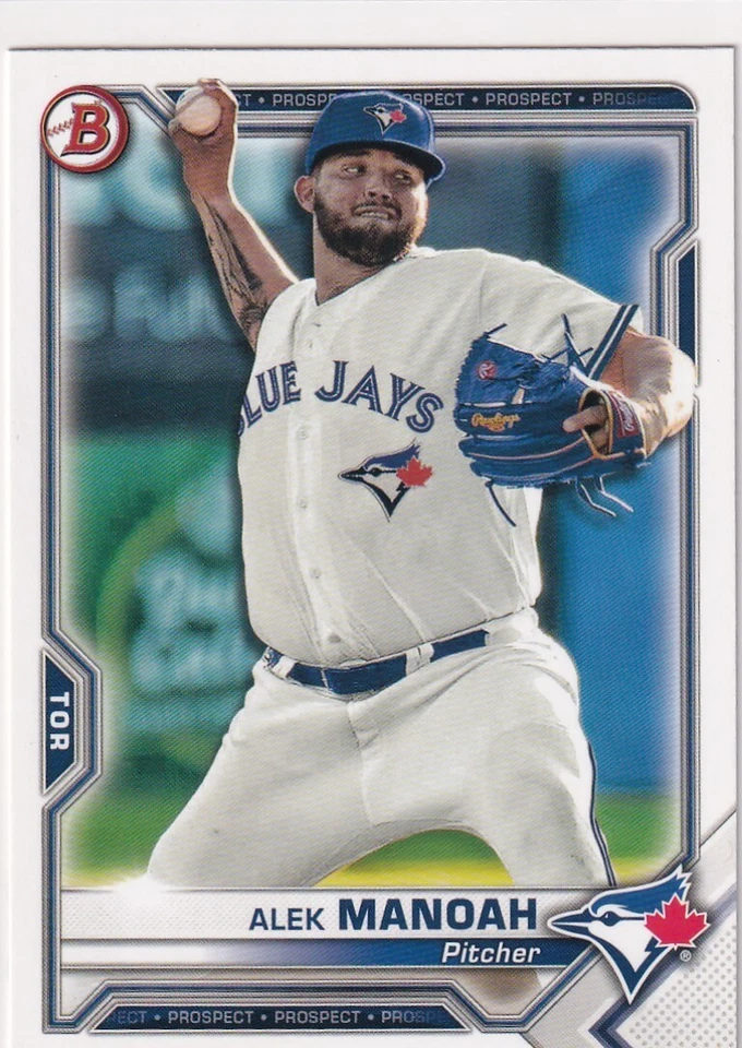 2021 BOWMAN PROSPECTS RC ALEK MANOAH TORONTO BLUE JAYS ROOKIE BZ-748 - Image 1 of 1