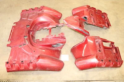2009 Polaris Sportsman 850 Xp 4x4 Front Rear Fender Fairing Fenders Sunset Red  - Image 1 of 4