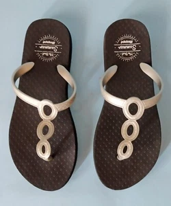 INFRADITO Donna CIABATTE MARE SANDALI PER PISCINA Nero e grigio - Tg. 9,5 - Imagen 1 de 8