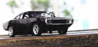 Dodge Charger R/T Muscle Car Black 1:32 Scale Diecast Cars Model Car Toys 5" - Image 1 of 4