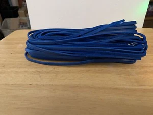 RAWLINGS/TANNERS PREMIUM LEATHER GLOVE LACE 3/16" BY 72" DARK ROYAL BLUE *DOZEN* - Picture 1 of 1