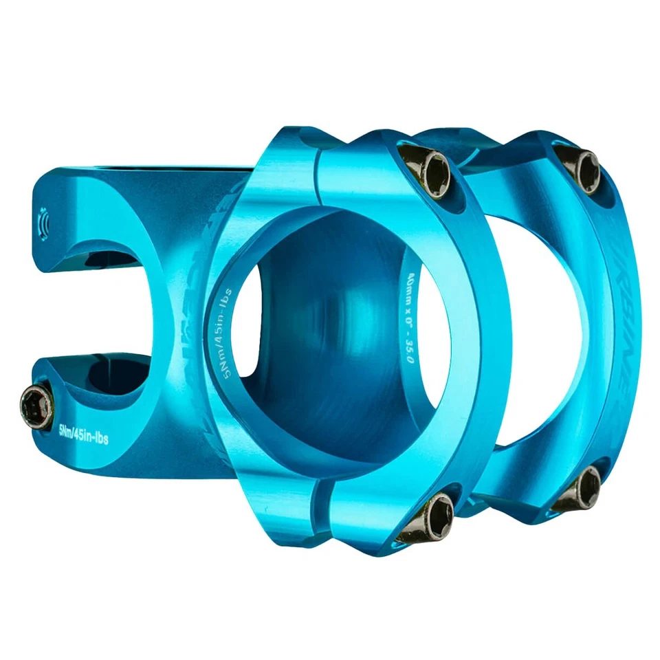 RaceFace Turbine R 35 Stem - 40mm, 35 mm Clamp, +/-0, 1 1/8", Turquoise - Image 1 of 1