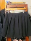 Akira Pleated Mini Skirt Size Large Black