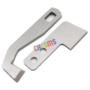 Upper & Lower Knife FOR Bernette FUNLOCK B42 B44 B48 SEWMAQ SW-4334 Overlocker - Picture 1 of 2
