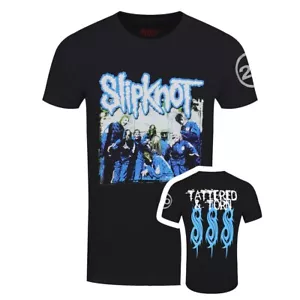 Camiseta Slipknot 20 Aniversario Tattered & Torn Rock Banda Oficial Nueva Negra - Imagen 1 de 4