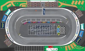 Kids Racetrack Play Mat - 3’x5’  Great For Diecast 1/64 NASCAR, Hot Wheels, Etc. - Picture 1 of 6