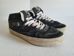 VANS  Half Cab 1992 Skating Black Size 5 Men’s Skater Shoes Suede  - Picture 1 of 18