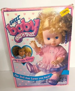 Muñeca bebé 1990 Sweet baby this 'n that REMCO nueva en caja sellada rara - Imagen 1 de 9