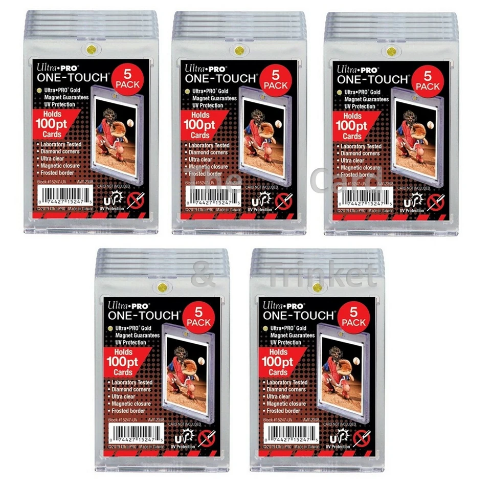 25x Ultra PRO One-Touch 100pt Magnetic Card Holders Protectors UV Protection - Image 1 of 4