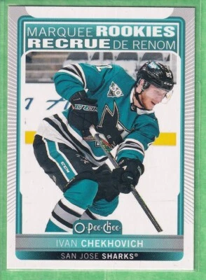 2021-22 O-Pee-Chee Marquee Rookies #518 Ivan Chekhovich San Jose Sharks - Image 1 of 2