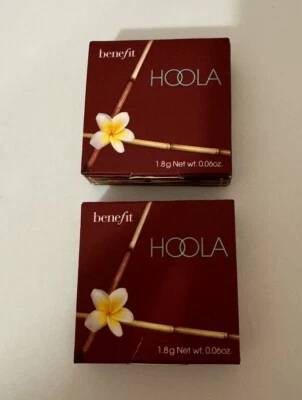 Benefit Cosmetics Lot Of 2 Hoola Matte Box Bronzer Deluxe Sample Sz 1.8g NEW - Image 1 of 4