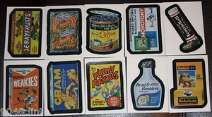 TOPPS 2007 WACKY PACKAGES ANS6 COMPLETE WHATS IN THE BOX SET 10/10 CARDS RARE - Picture 1 of 1
