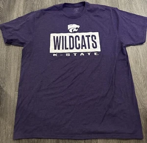 Kansas State K-State University Wildcats Rivalry Threads Purple T-Shirt Size 2XL - Picture 1 of 5