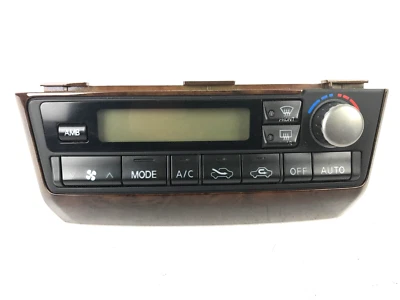 NISSAN MAXIMA A33 WOOD GRAIN CLIMATE HEATER CONTROL - INCL WARRANTY & FREE POST - image 1 of 4