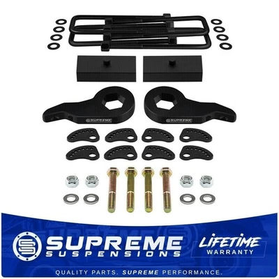 Juego de ajuste de rueda/cámara delantera + trasera de 3" para GMC Sierra 1500 1999-2007 Foto 1 de 4