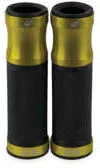 Driven Racing D3 Grips - Gold/Black Motorcycle Street Bike D3GD 0630-0703 - Image 1 of 4