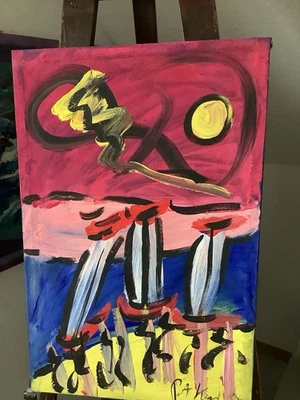 Robert Keil Original Gemälde Segelboote Segeln - Bild 1 von 4