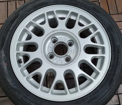 VW Golf 3 BBS 473 Alufelge 1H0601025AD 6J 15 Et 45 mit Sommerreifen 195 50 15 - Bild 1 von 4