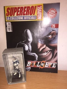 Eaglemoss Classic Marvel Figurine Collection N. 25 BULLSEYE MIB + Booklet 2010 - Picture 1 of 3