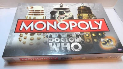 Dr Who Monopoly Collectible 50th Anniversary Edition Factory Sealed - Image 1 of 4