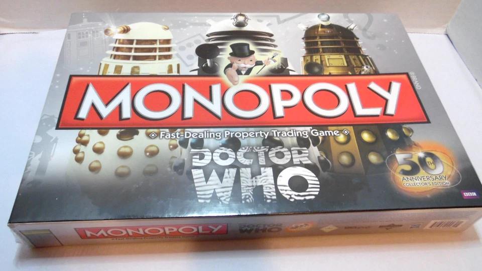 Dr Who Monopoly Collectible 50th Anniversary Edition Factory Sealed - Image 1 of 4