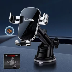 A New Universal Support Bracket For Mobile Phones With A Golden Car-mounted Brac - Picture 1 of 7