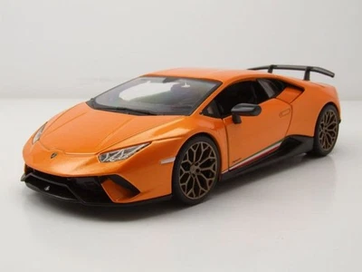 Lamborghini Huracán Performante 2017 Arancione Metallizzato Modello 1:24 Burago - Immagine 1 di 4