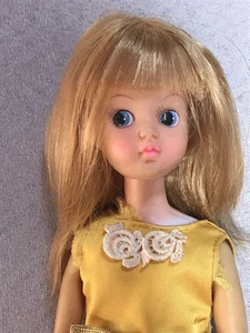 Zapatos de vestir amarillos vintage Nakajima Seisakusho Kanna-chan muñeca hermana escarlata - Imagen 1 de 17