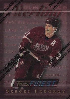 1995-96 Finest #95 Sergei Fedorov - Image 1 of 2