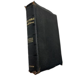 Holy Bible Teachers' Edition American Standard Version Nelson 1901 1929 Leather - Picture 1 of 15