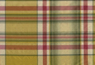 100% seda dupioni multi cuadros. tela por yarda. 54" de ancho. Foto 1 de 3