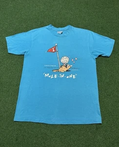 Camiseta De Colección Años 80 Mole In One Divertida Y Golf Mole Gráfico Años 50/50 M/L  - Imagen 1 de 9
