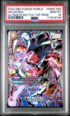 Majin Buu Dragon Ball Super Fusion World Ultimate Battle Top Prize FB03-093 #3 - Image 1 of 2