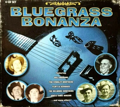 Bluegrass Bonanza [Box] Various Artists 4 CD Set & 40 Page Book Proper Records  Foto 1 de 4
