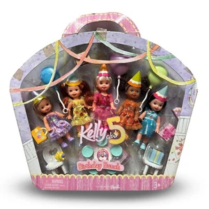 2005 Kelly Club 5 Birthday Bunch Mattel Barbie Damaged Packaging - Picture 1 of 4