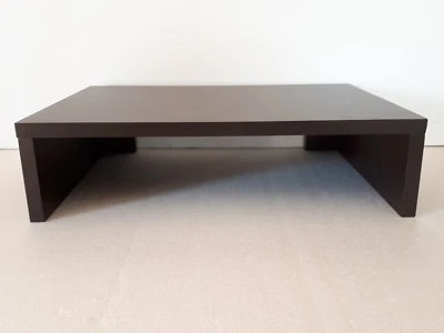 RIALZO PORTA TV SU MISURA WENGE'  PER VCR DVD  DECODER ALZATA TV  MONITOR PC - Immagine 1 di 3