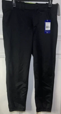 Mizuno Women's MVP Pro Softball Pants-Black/Large - Image 1 of 4