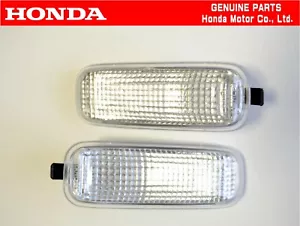 HONDA 96-00 CIVIC EK9 TYPE-R Front Fender Side Turn Marker Lamp Light Set OEM - Picture 1 of 1